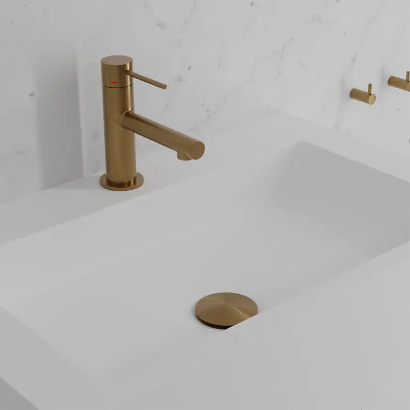 Tvättställsblandare Scandtap Steel Vertex