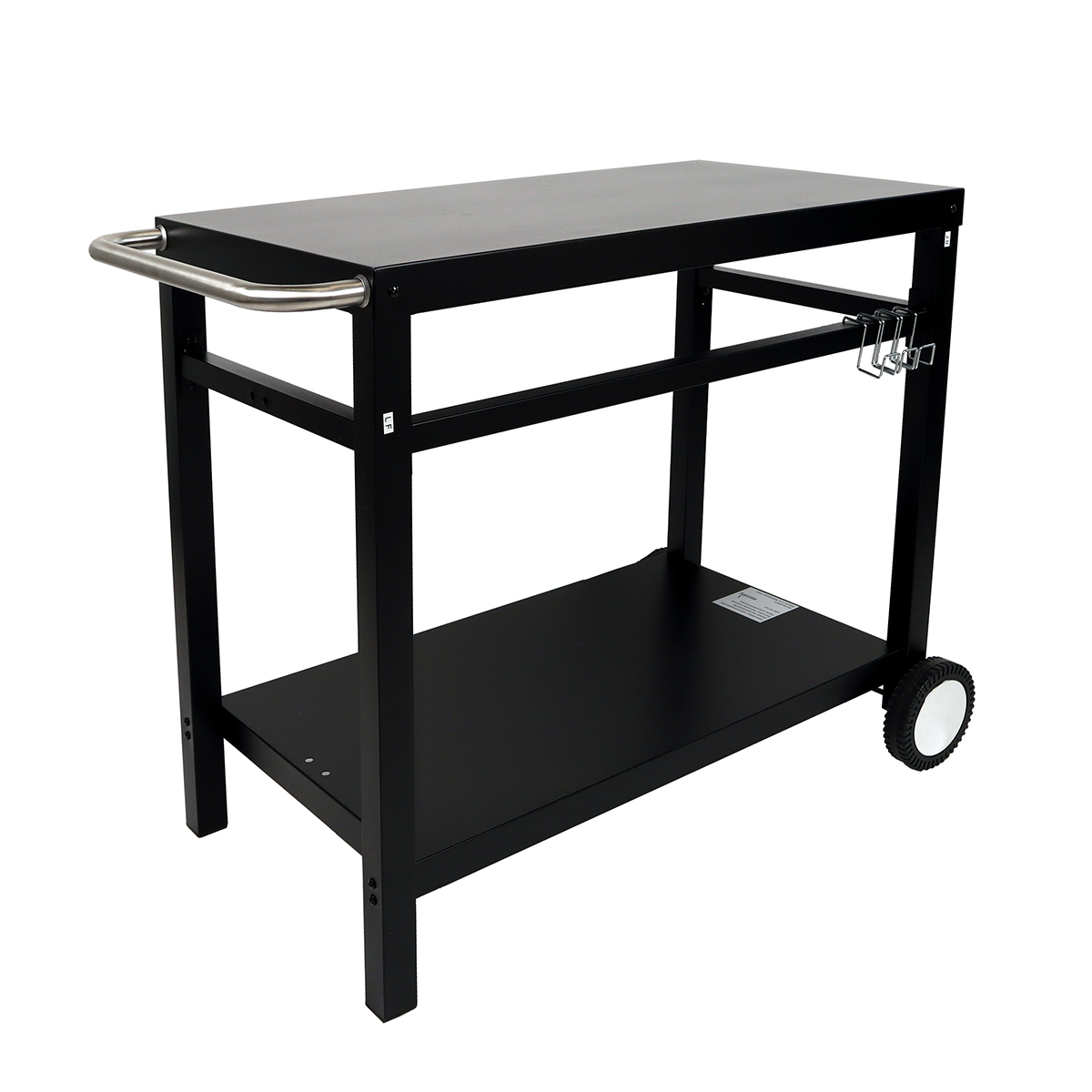 Grillvagn Easy Cooking Svart Arbetsyta Till Grillen