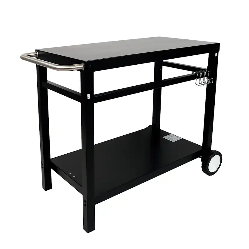 Grillvagn Easy Cooking Svart Arbetsyta Till Grillen