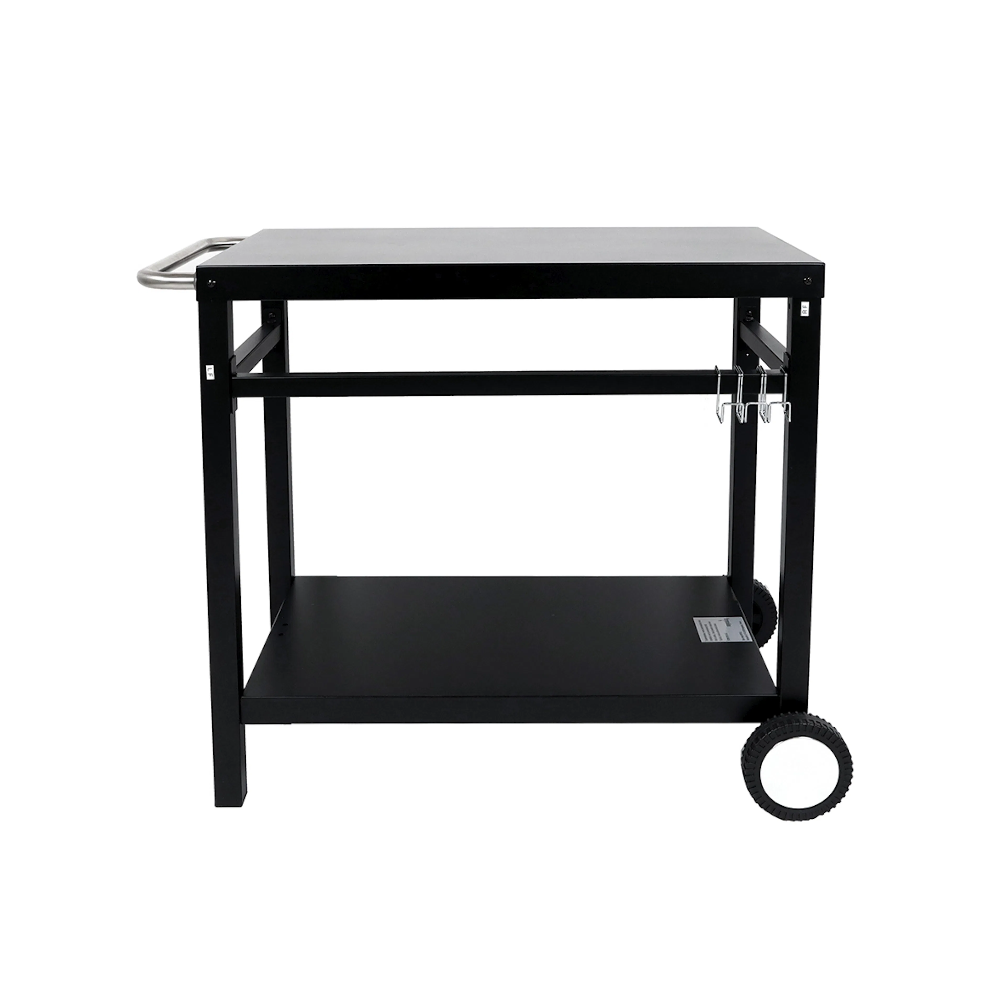 Grillvagn Easy Cooking Svart Arbetsyta Till Grillen