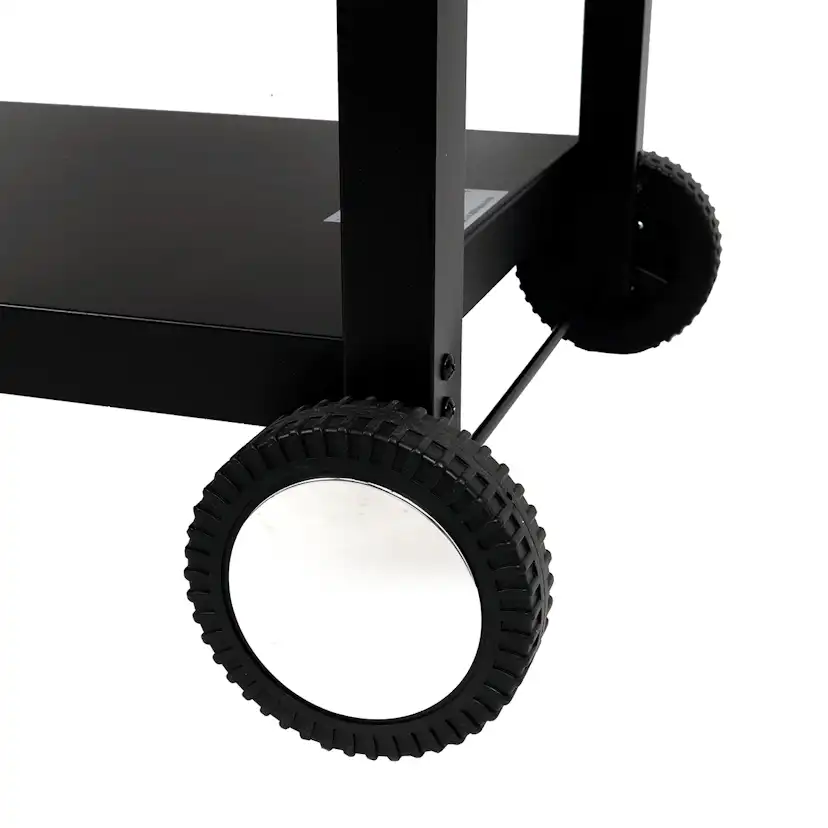 Grillvagn Easy Cooking Svart Arbetsyta Till Grillen