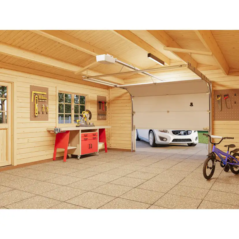 Garage Palmako Roger 23,9 m2 med Takskjutport