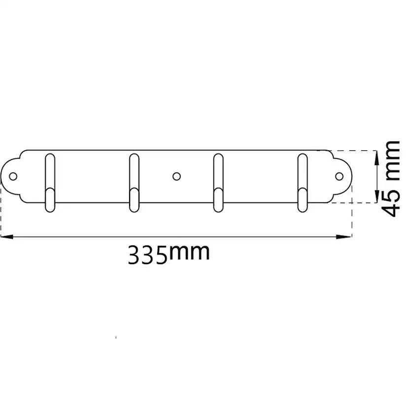Handdukshängare Habo 1803-4