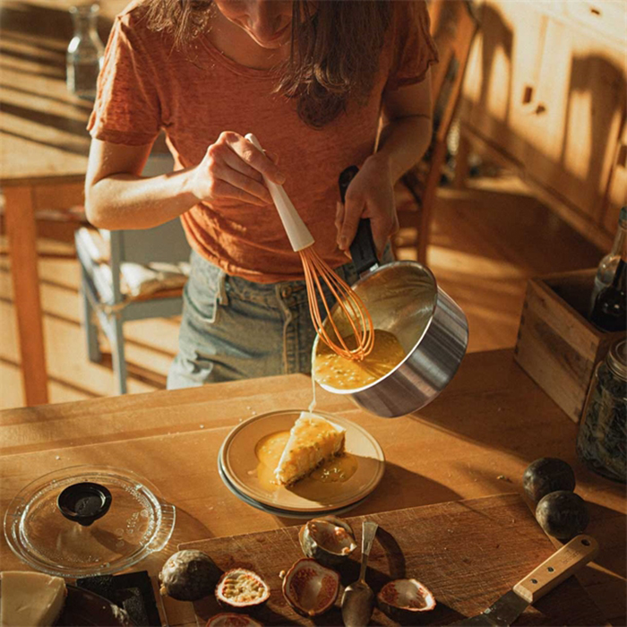 Kastrull 1,5 L Fiskars Functional Form – Med Glaslock, Idealisk för Sås och Småportioner