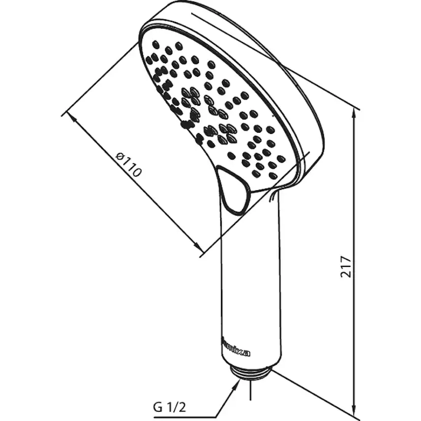 Handdusch Damixa Silhouet