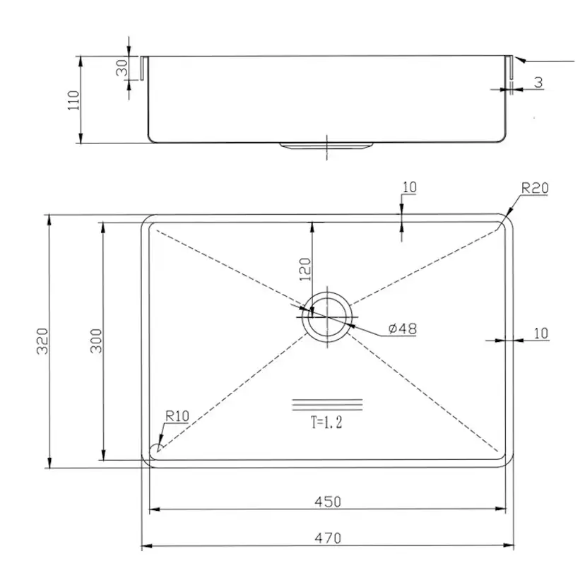 Tvättställ Lavabo High