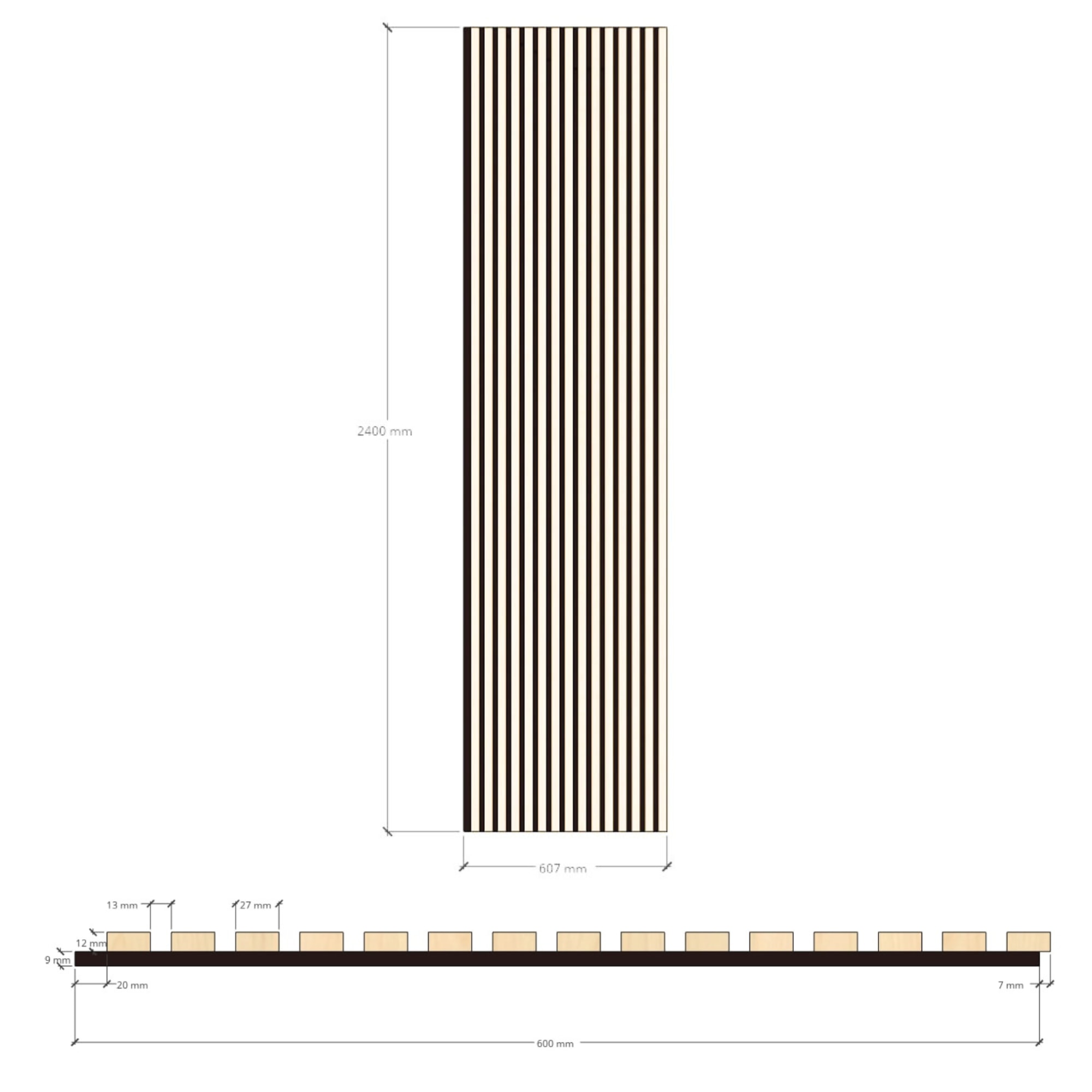Akustikpanel Evella M27