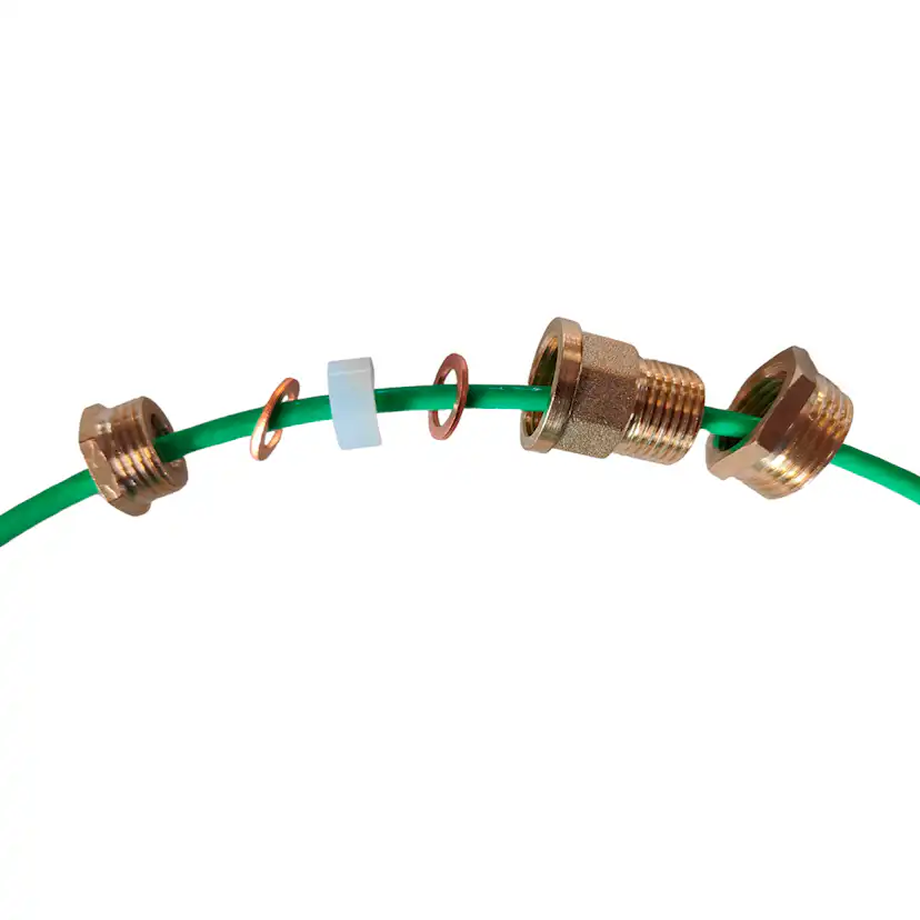 Panelgenomföring DunWore Tryckförskruvningssats För Smältsäkra Kablar