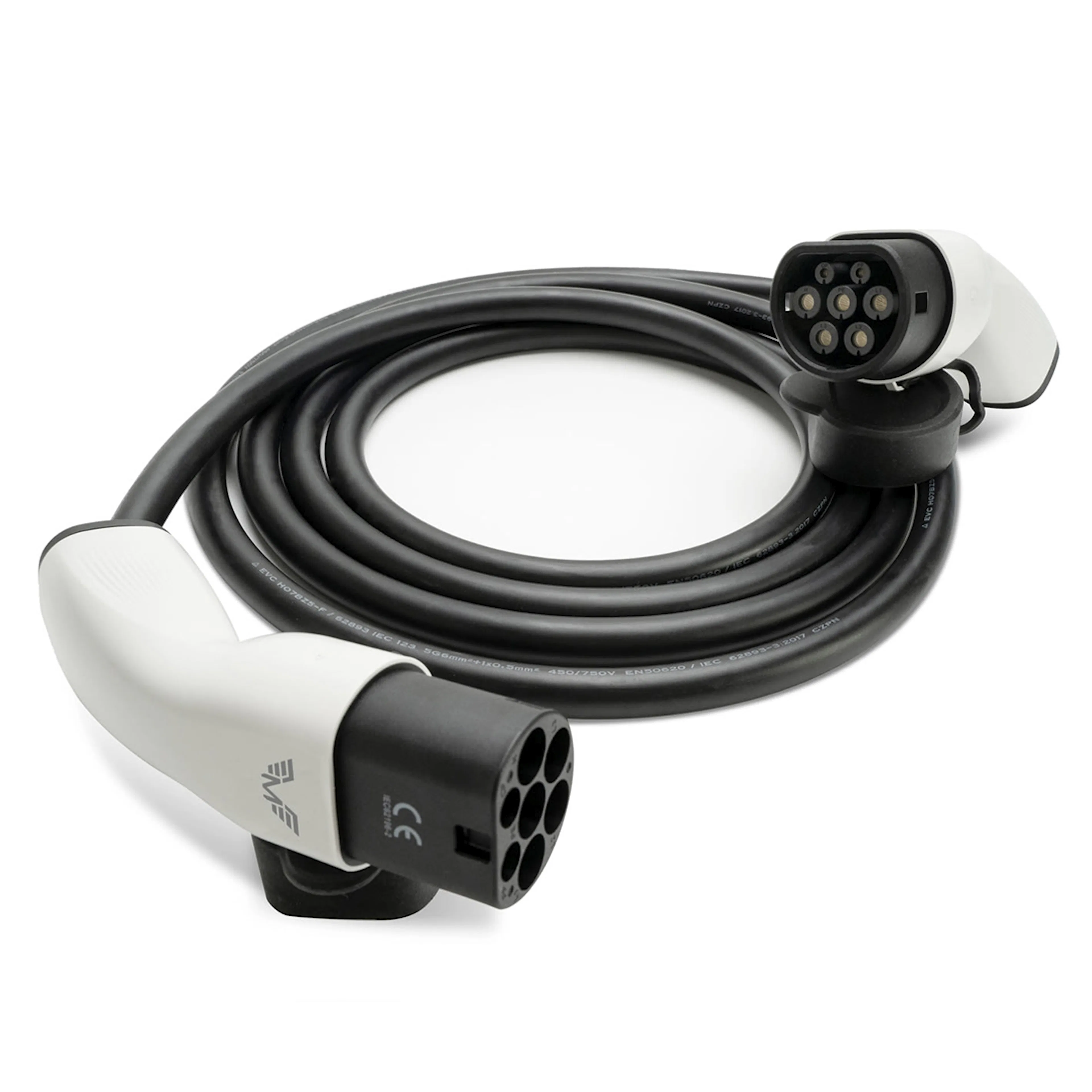 Laddkabel Motorwerk EVSE Typ 2 3,6kW 5m 1-Fas