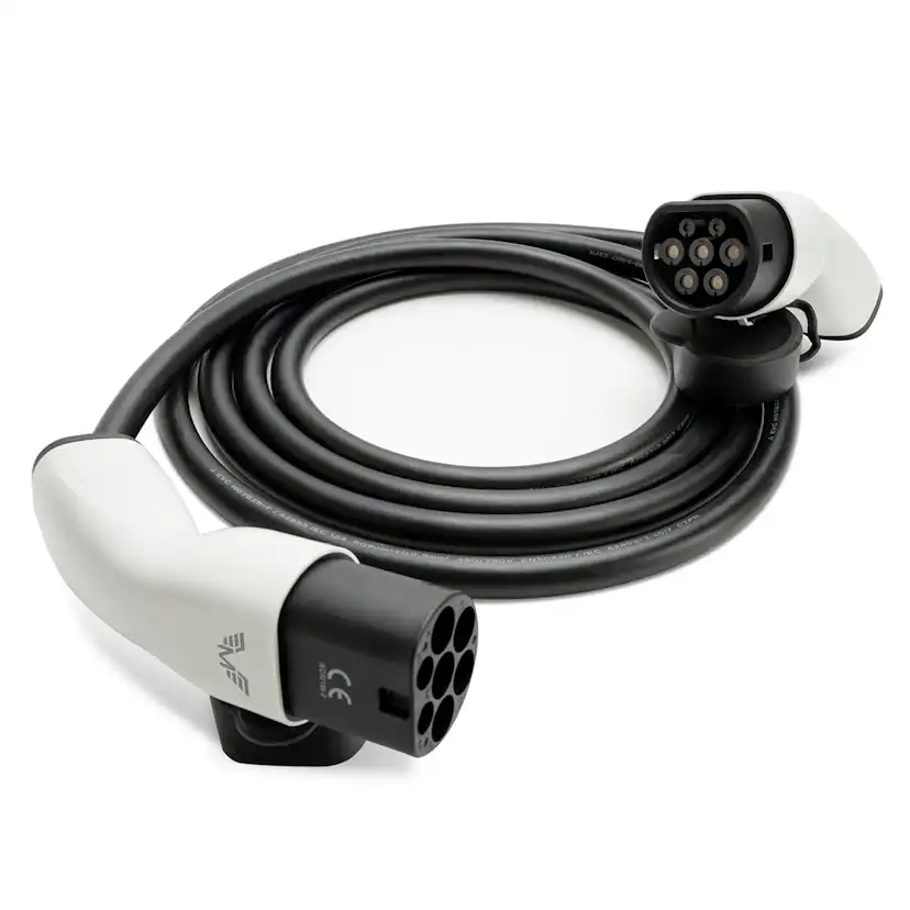 Laddkabel Motorwerk EVSE Typ 2 3,6kW 5m 1-Fas