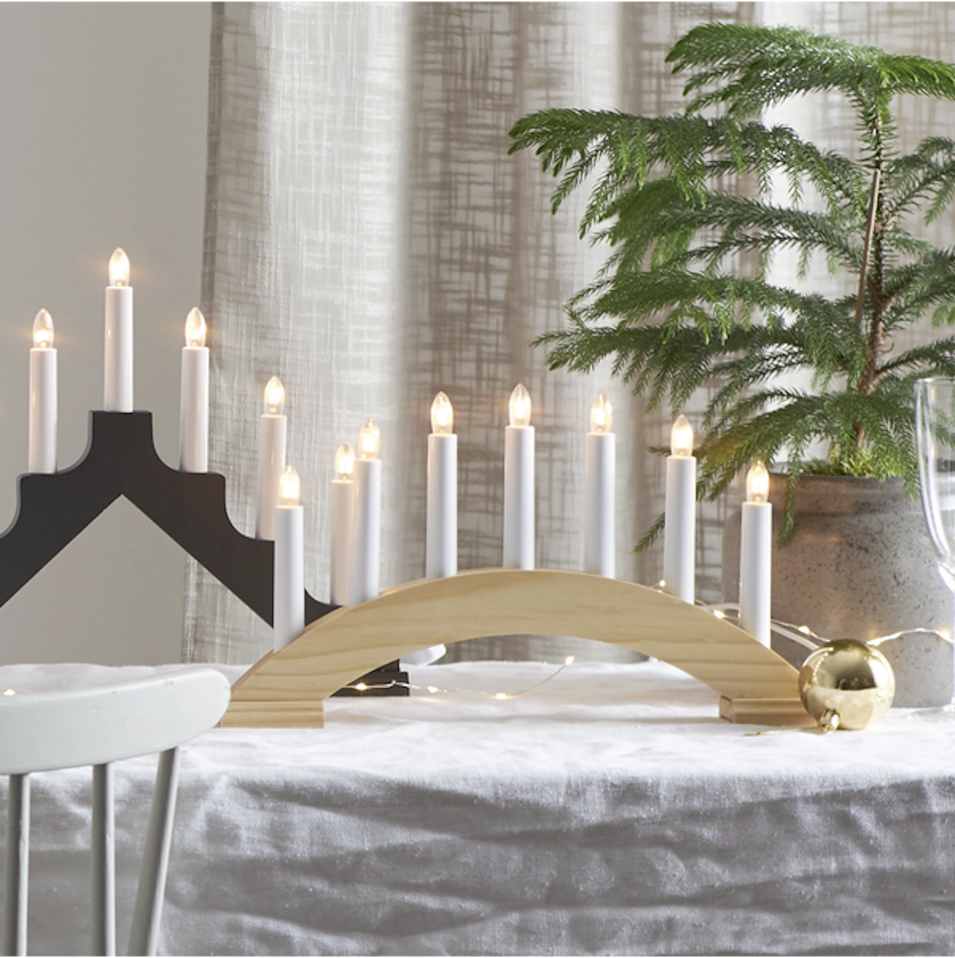 Adventsljusstake Star Trading Bea