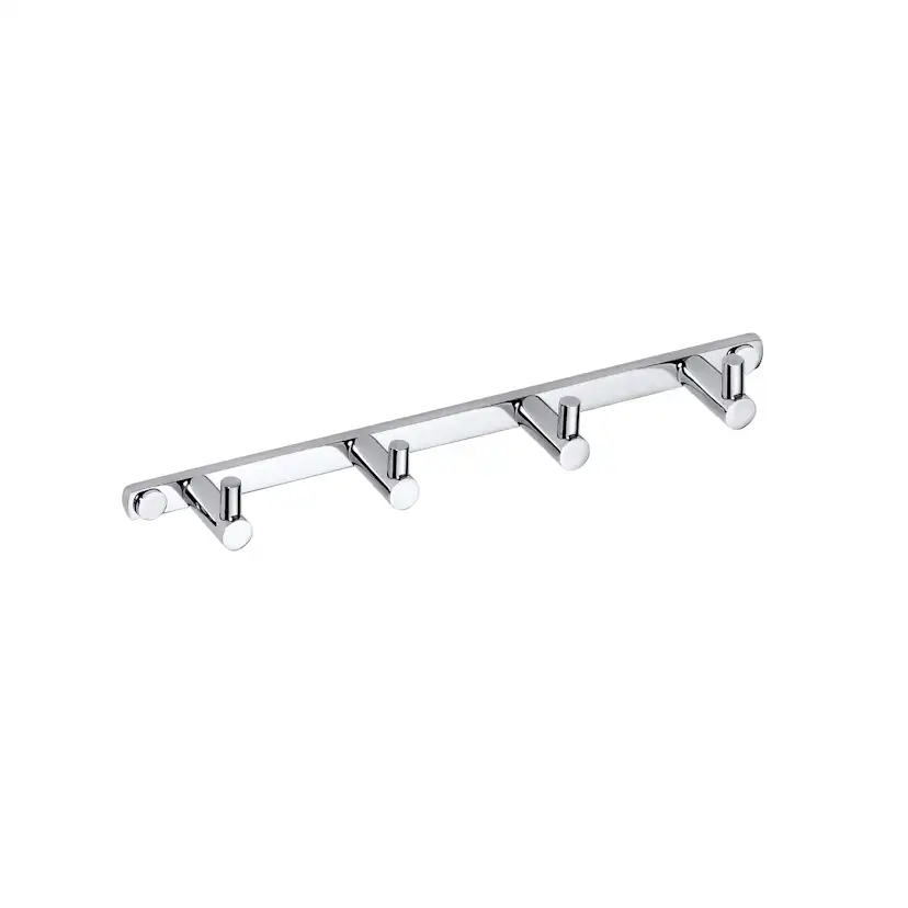 Handduksstång Bemeta Omega 4 Krokar Krom