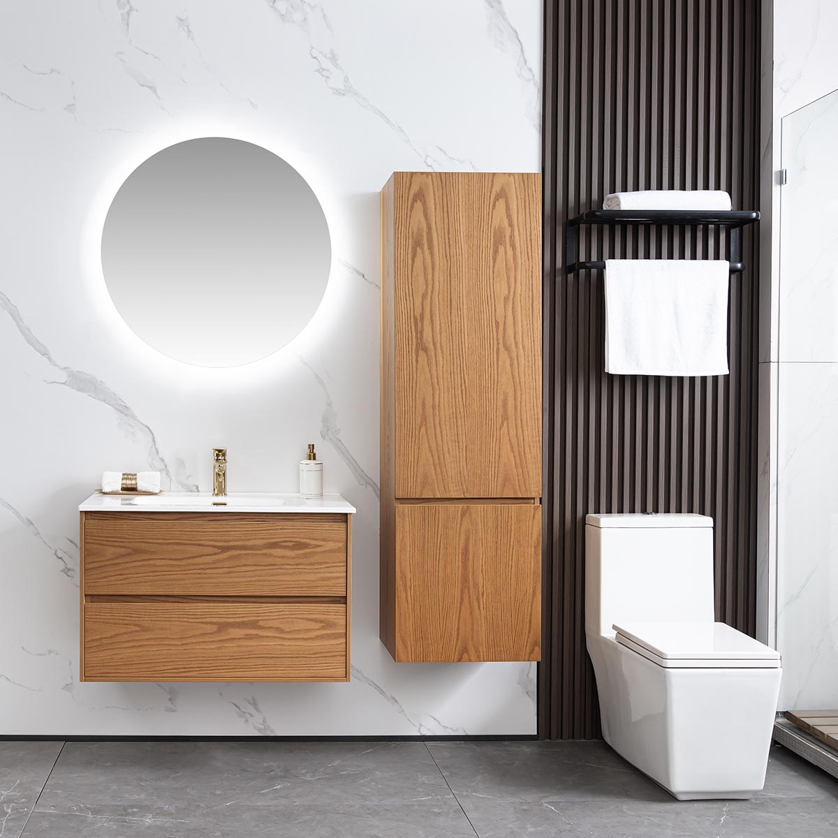 Tvättställsskåp Bathlife Lättsam Natur