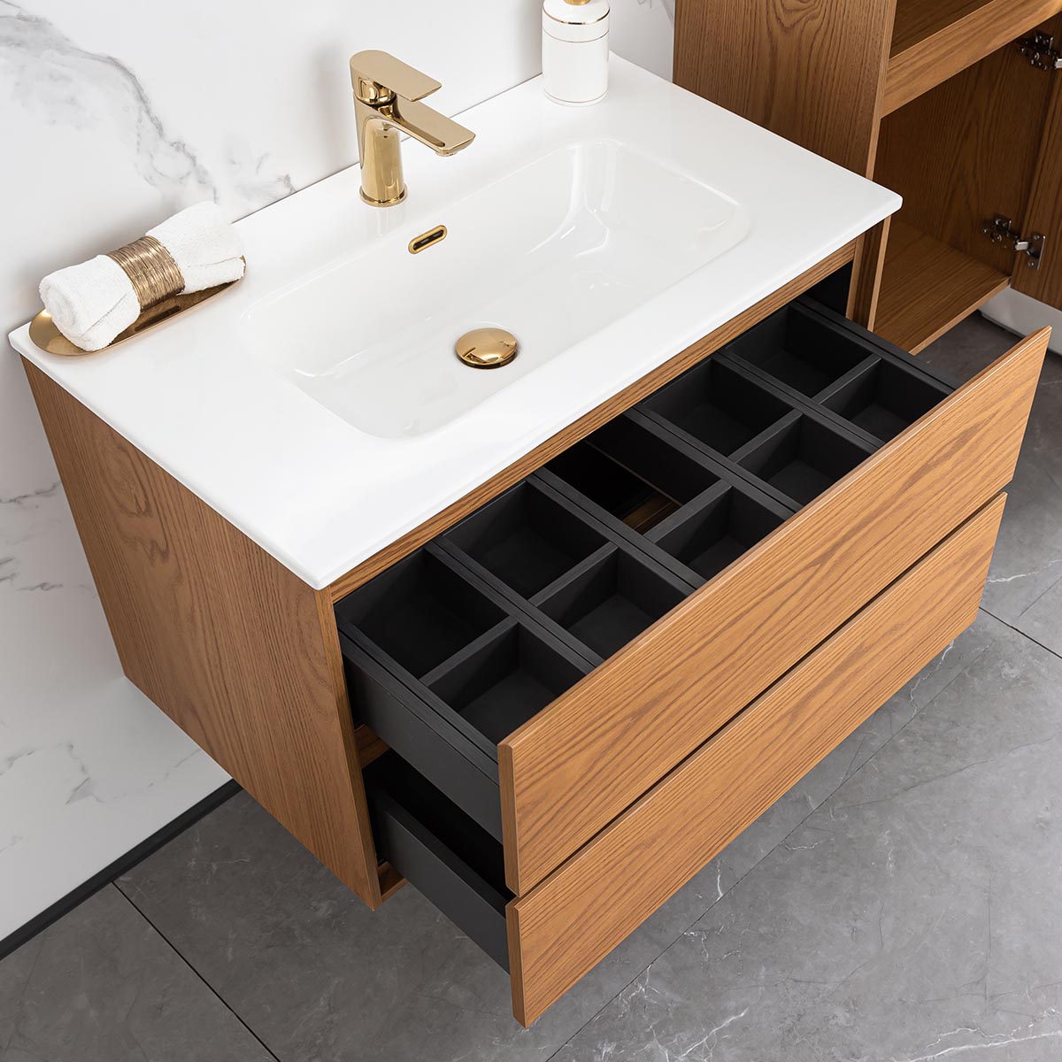 Tvättställsskåp Bathlife Lättsam Natur