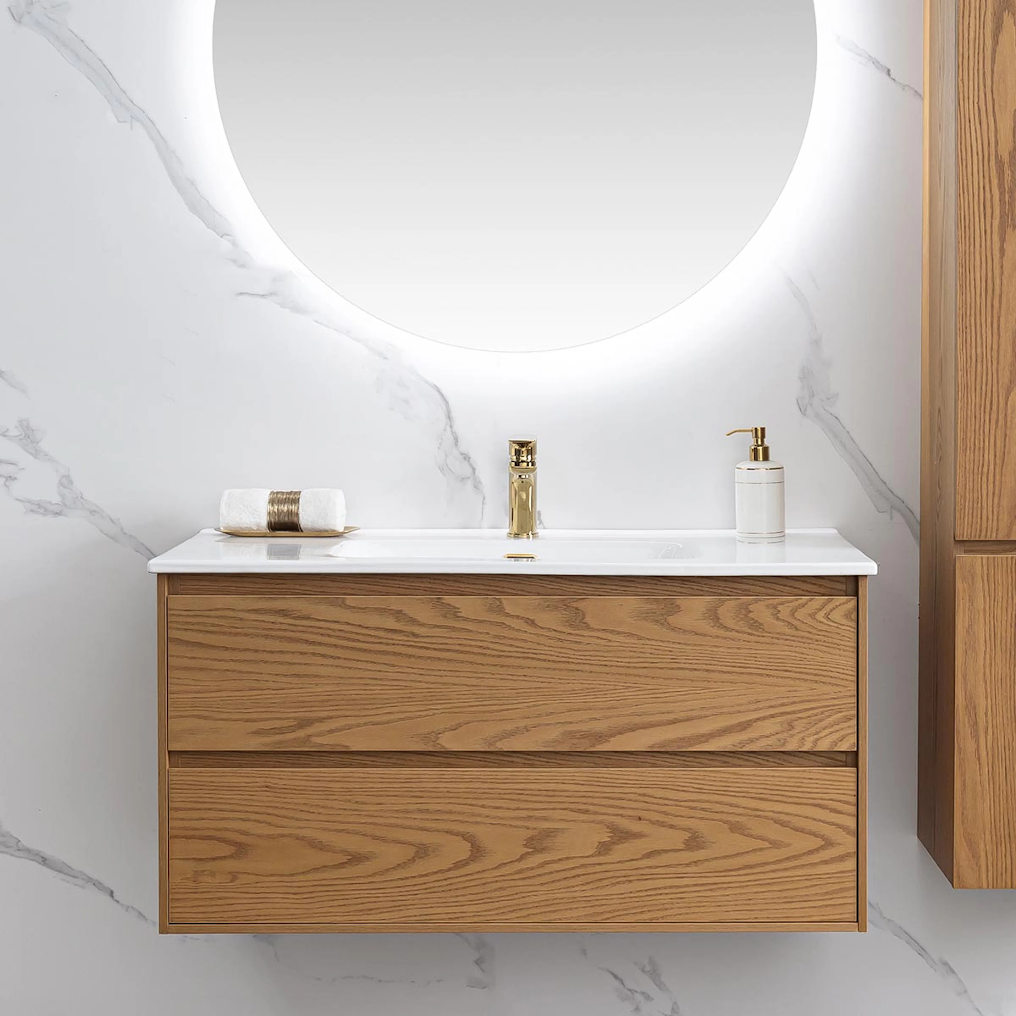 Tvättställsskåp Bathlife Lättsam Natur