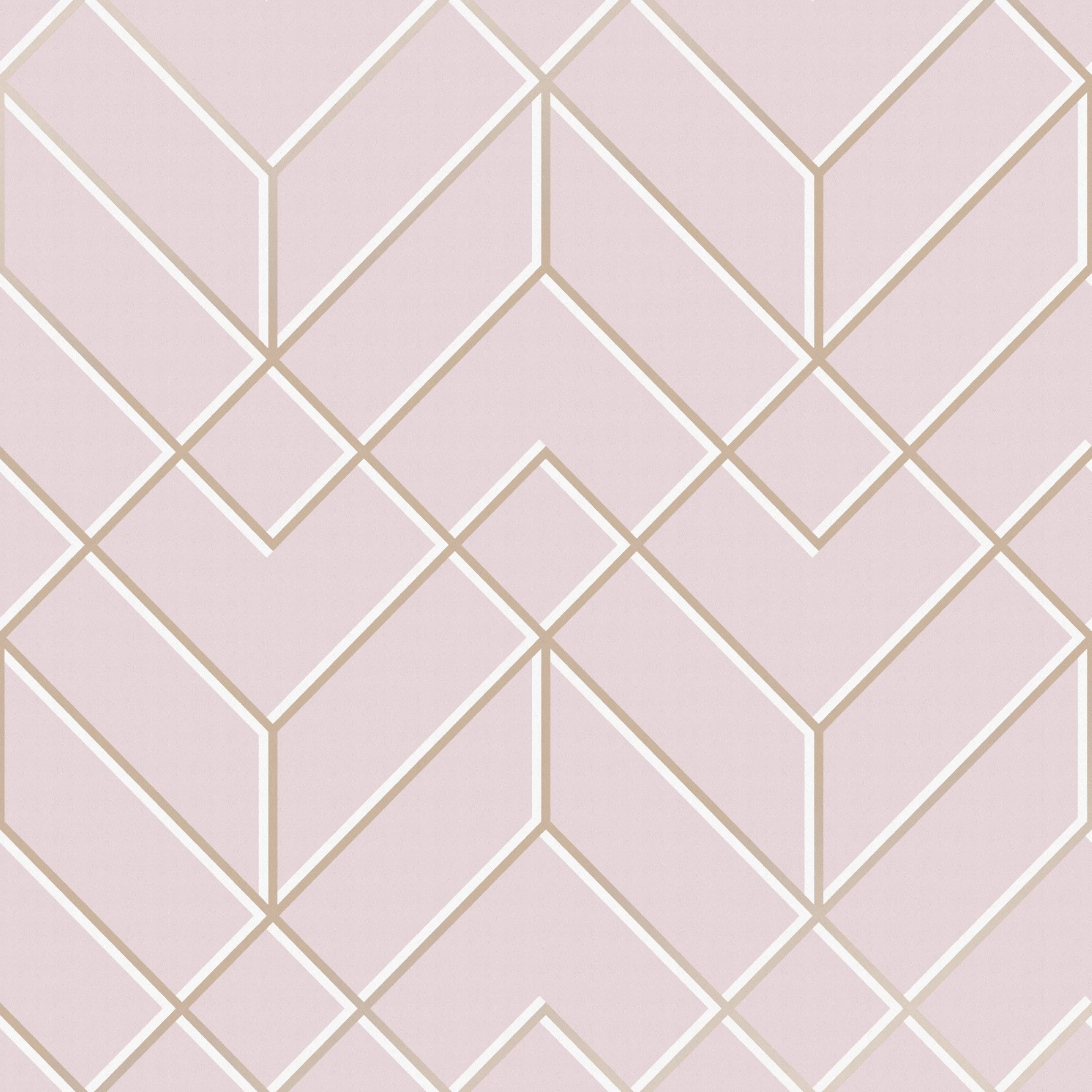 Tapet Superfresco Easy Losanges Filaires Rosa