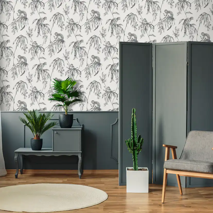 Tapet Superfresco Easy Saimiri Antrazit Apa