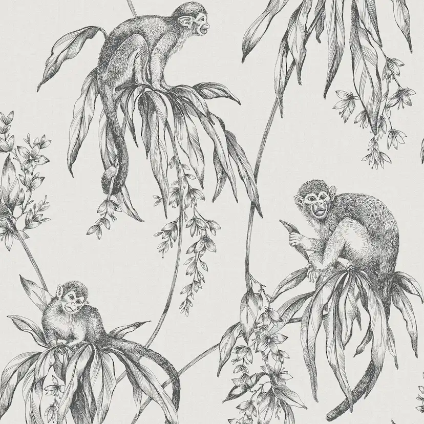 Tapet Superfresco Easy Saimiri Antrazit Apa