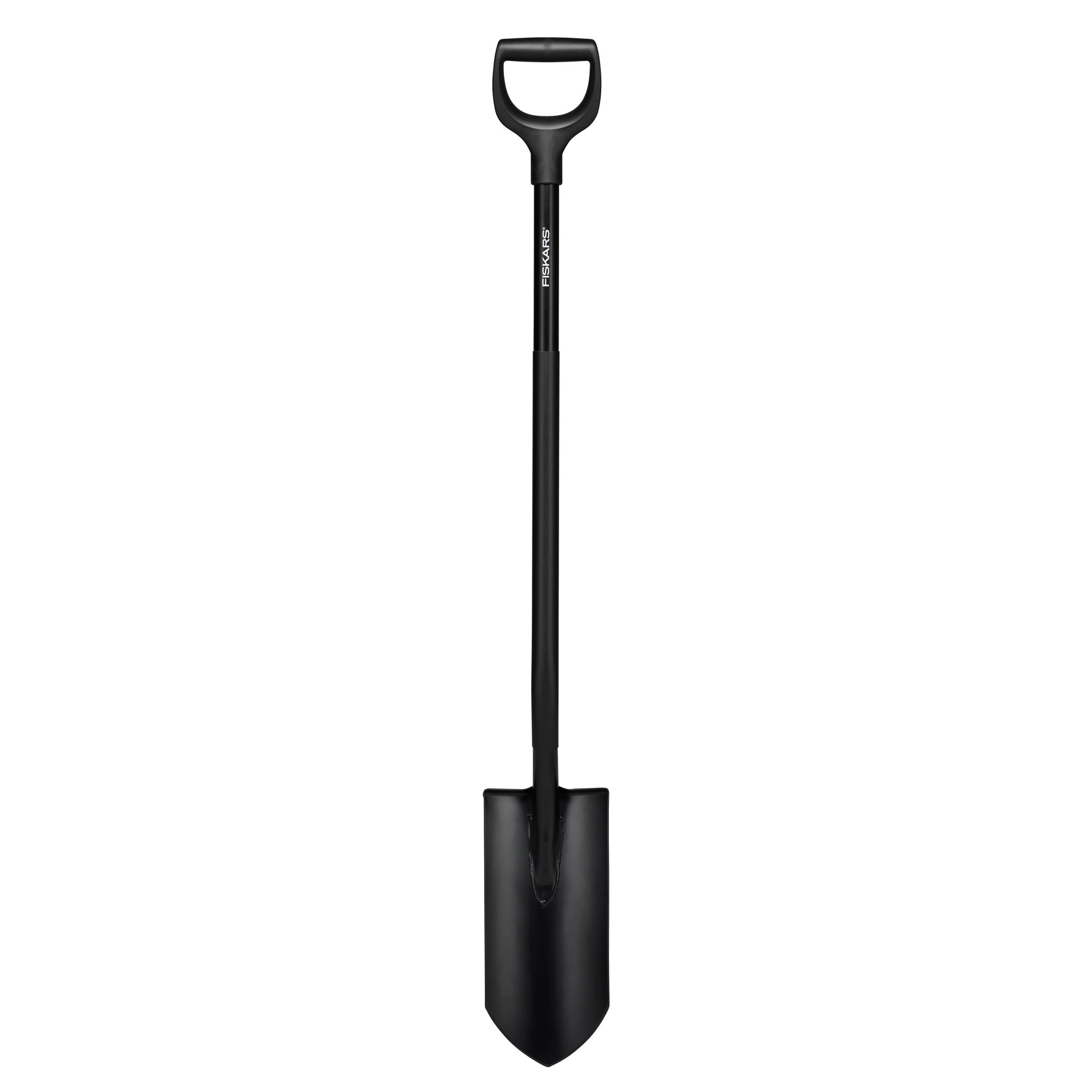 Dräneringspade Fiskars Ergonomic Pro Spetsig Svart