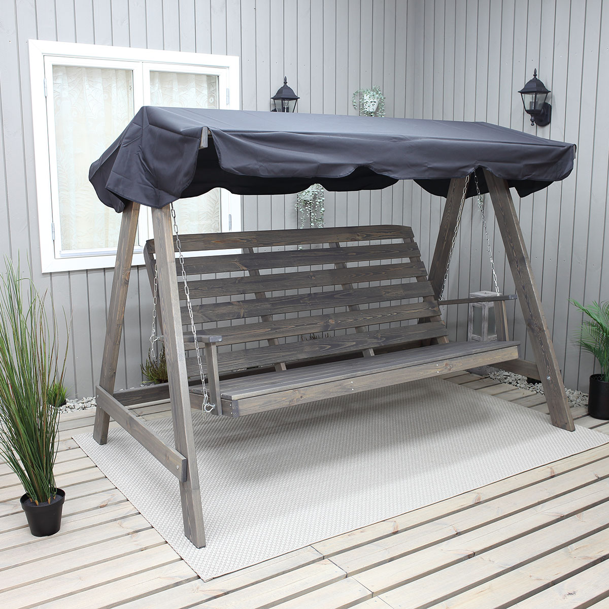 Hammocktak Baltic Garden Garden 167x275 med Två Kanaler