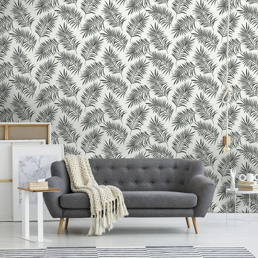 Tapet Superfresco Easy Scandi Blad Vit/Grön