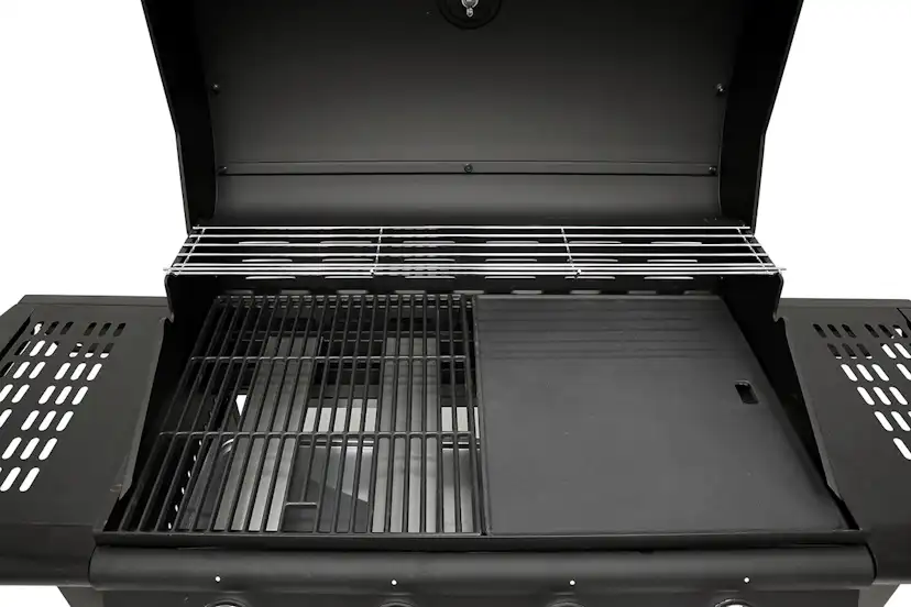 Gasolgrill Dose Barbeque 4 Brännare Med Trähylla