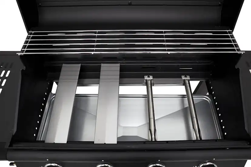 Gasolgrill Dose Barbeque 4 Brännare Med Trähylla