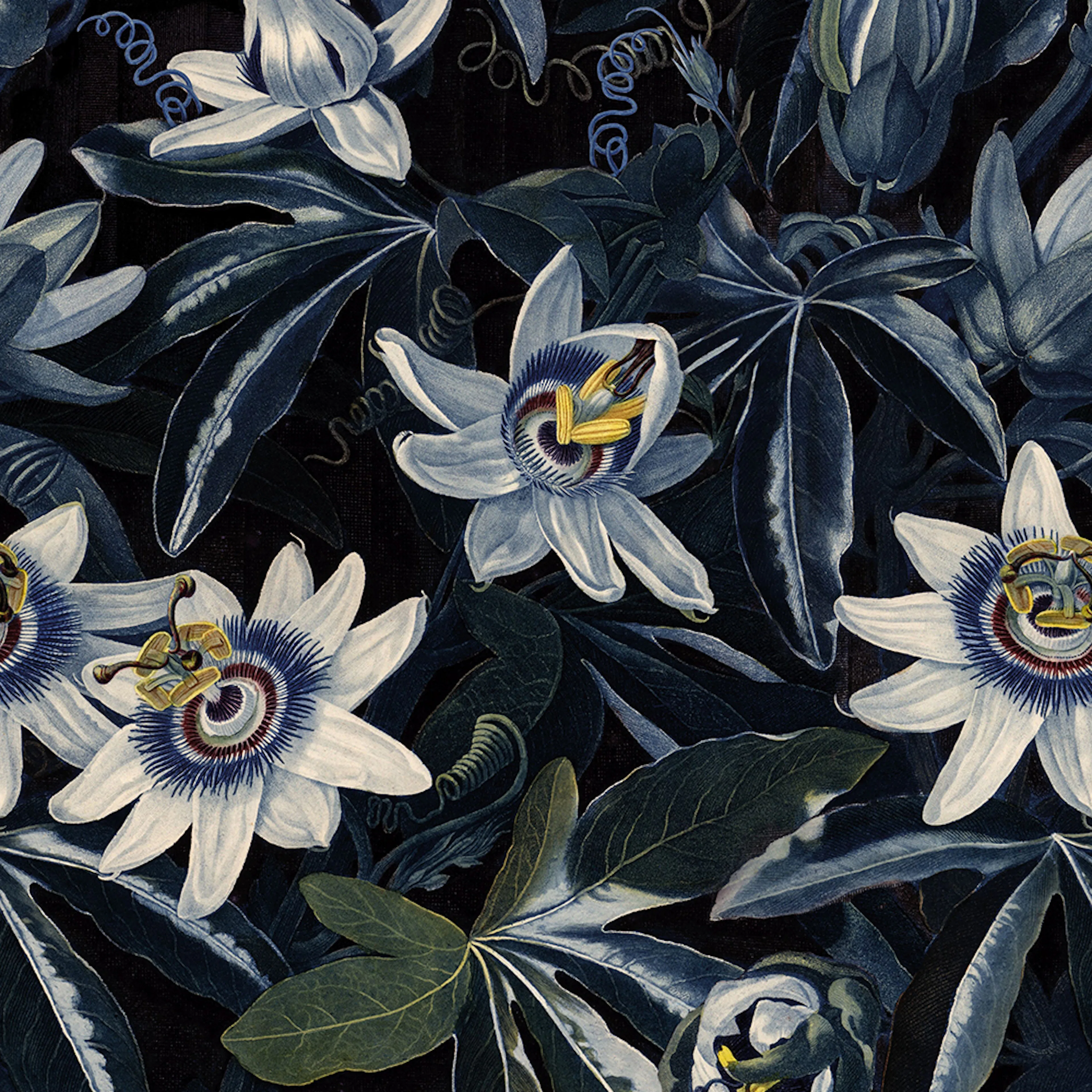 Fototapet Art For The Home Blå Sjö Av Blommor 107921