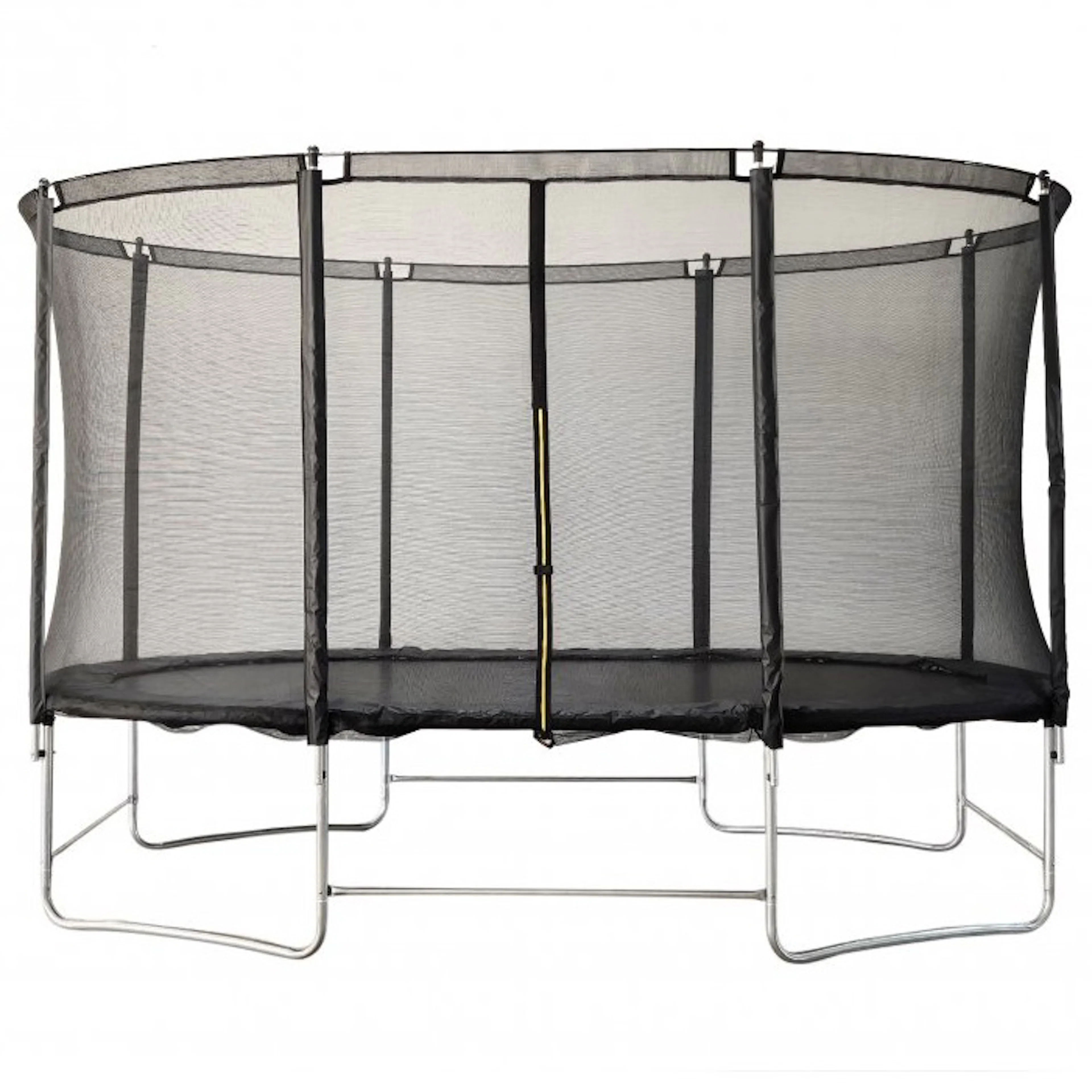 Studsmatta Trekrunner Oval med Skyddsnät 2,44x3,96 m