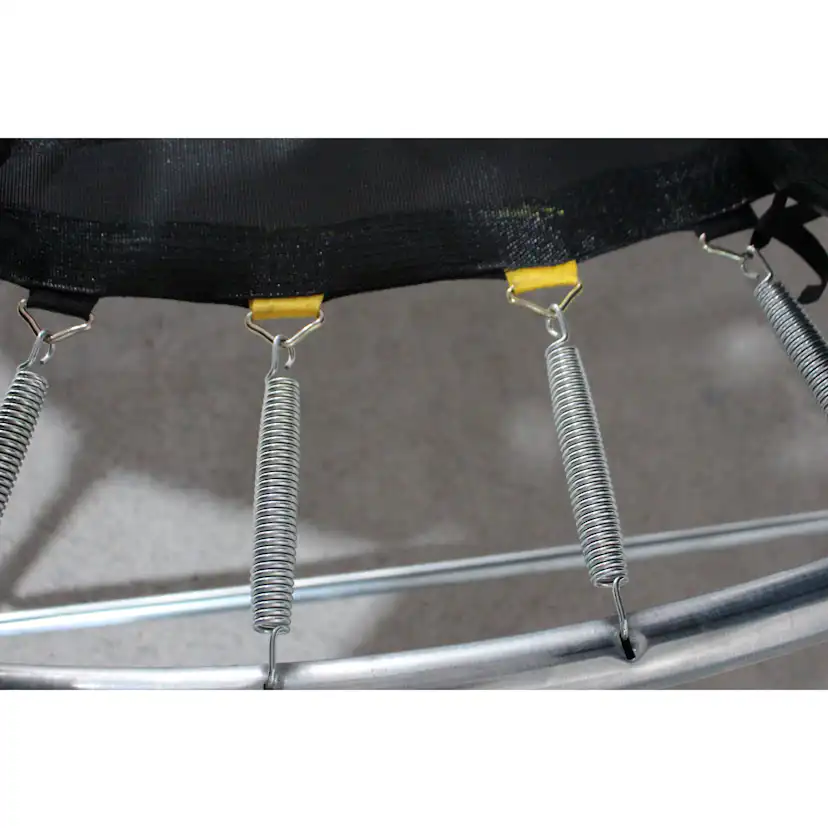 Studsmatta Trekrunner Oval med Skyddsnät 2,44x3,96 m