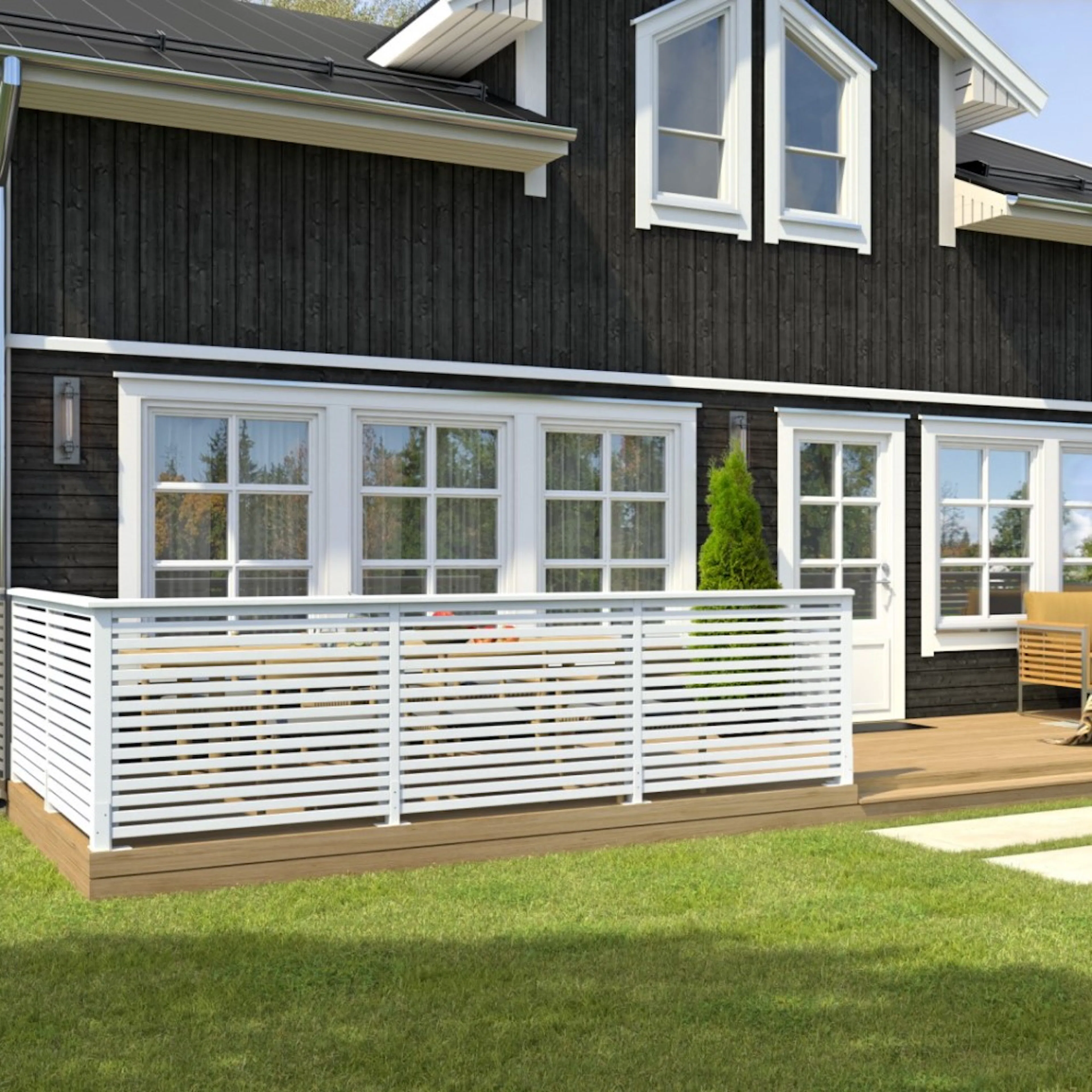 Skärm Palmako Line 120x100 cm