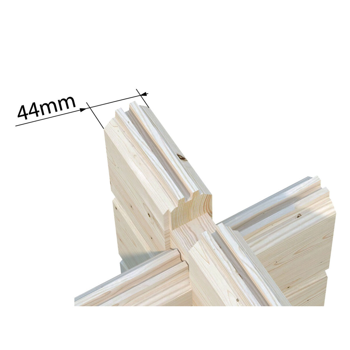 Stuga Palmako Ines 11,7 m2 (inv. 11,1 m2)