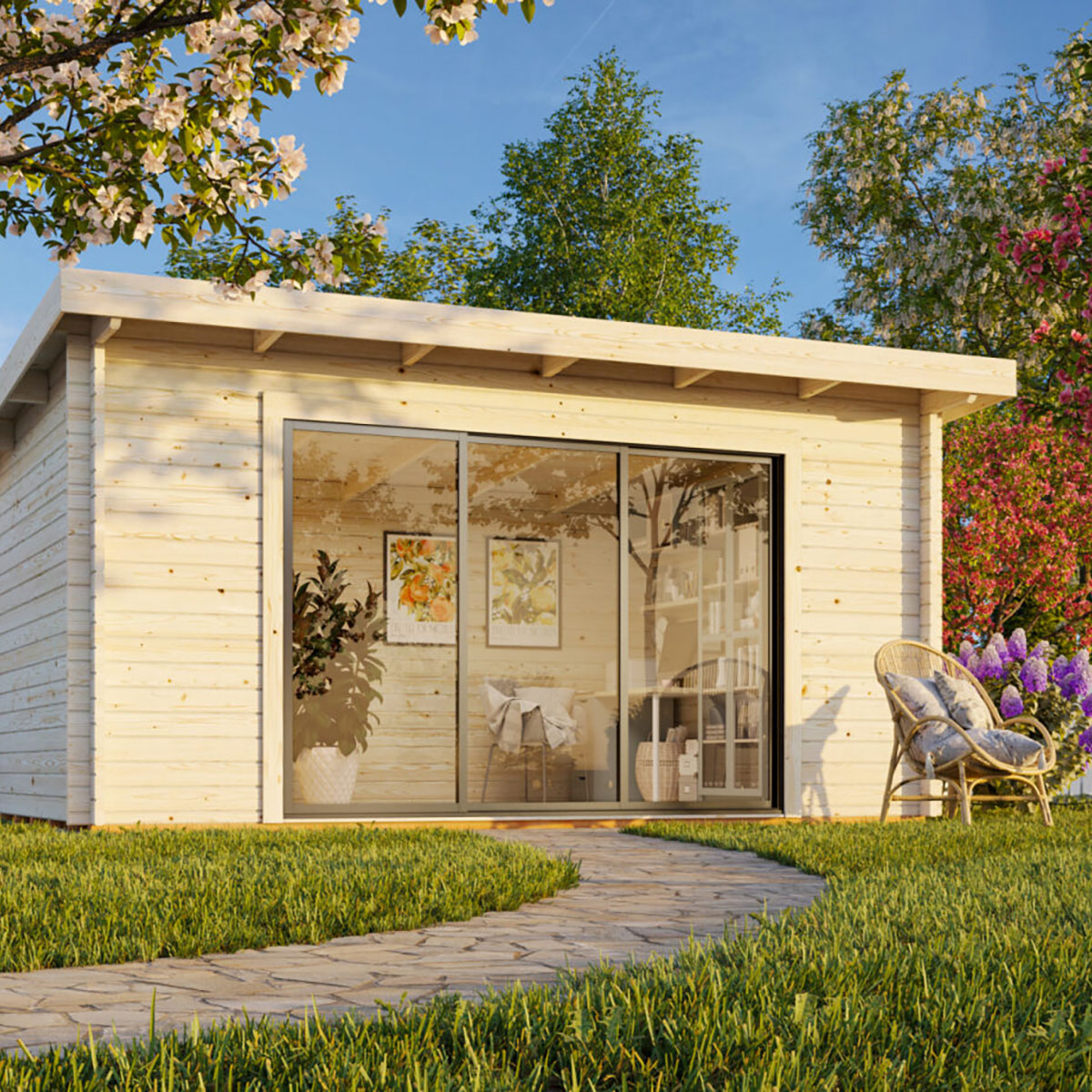 Stuga Palmako Lea 14,9 m2 (inv. 14,2 m2)