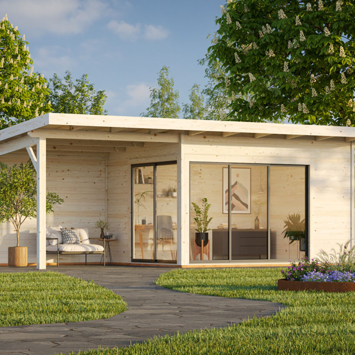 Stuga Palmako Andrea 20,0 m2 (inv. 11,2 m2)