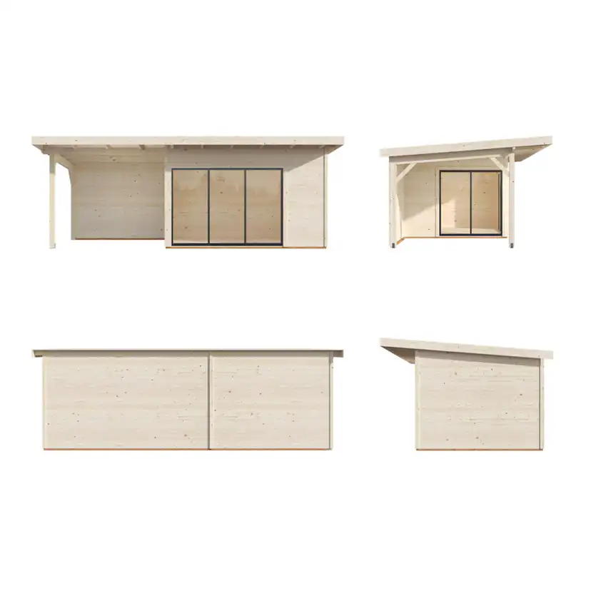 Stuga Palmako Andrea 20,0 m2 (inv. 11,2 m2)