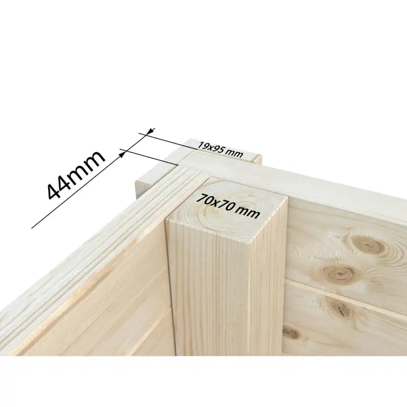 Stuga Palmako Andrea 11,7 m2 (inv. 11,2 m2)