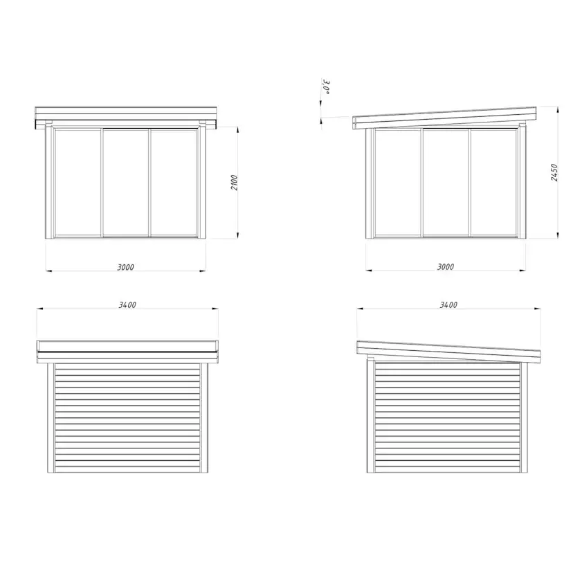 Uterum Palmako Lenna 8,3 m2 Set 401 Slide