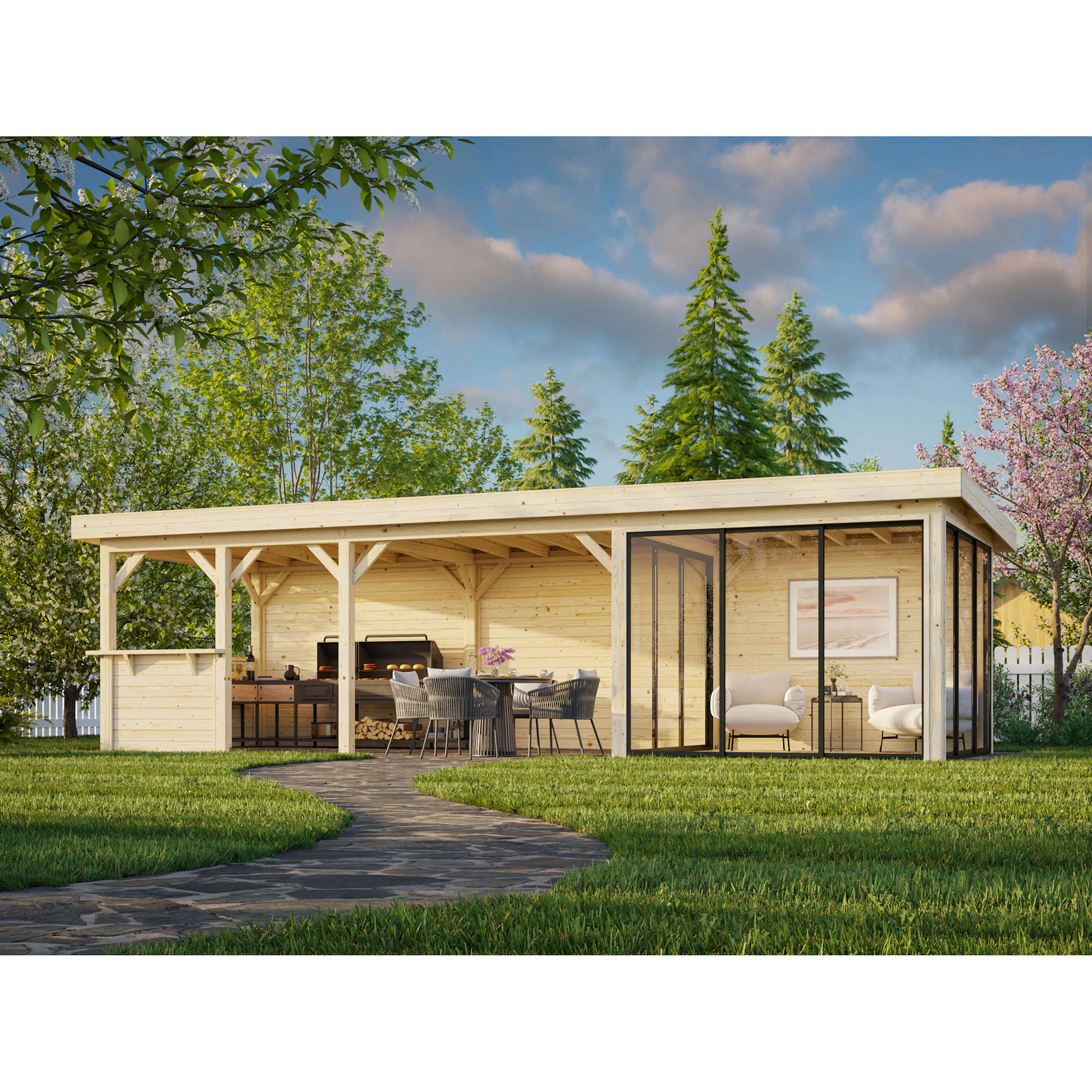 Uterum Palmako Lenna 24,9 m2 Set 416 Slide