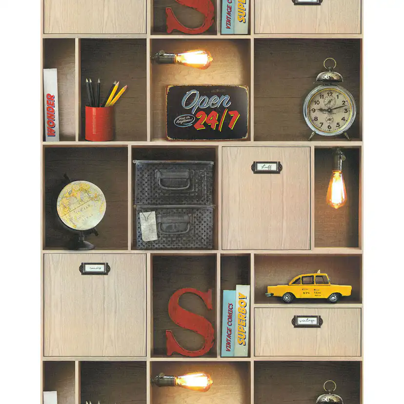 Tapet Lutéce Etagere Vinta Multi 11201207