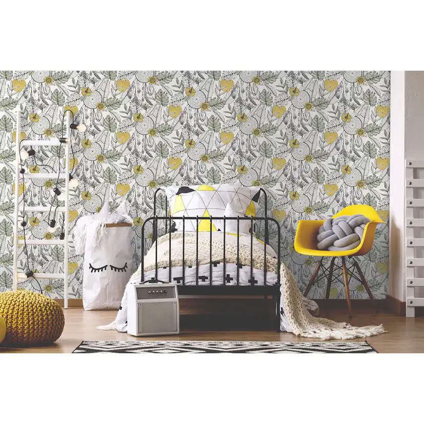 Tapet Lutéce Attrape Reves Jaune 11201502