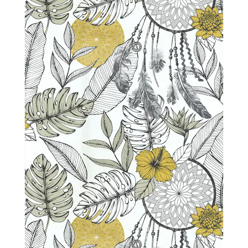 Tapet Lutéce Attrape Reves Jaune 11201502