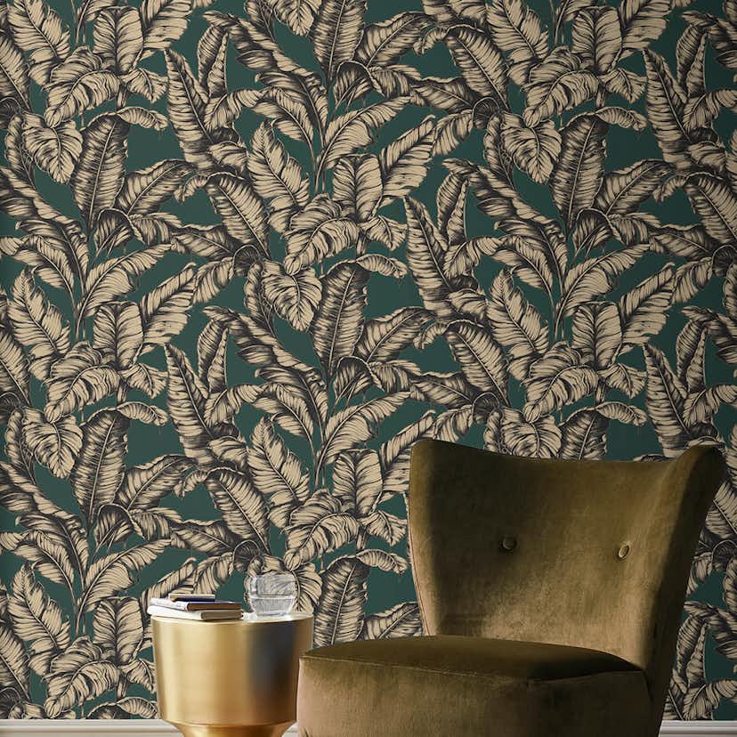 Tapet Superfresco Easy Naomi Grun/gold