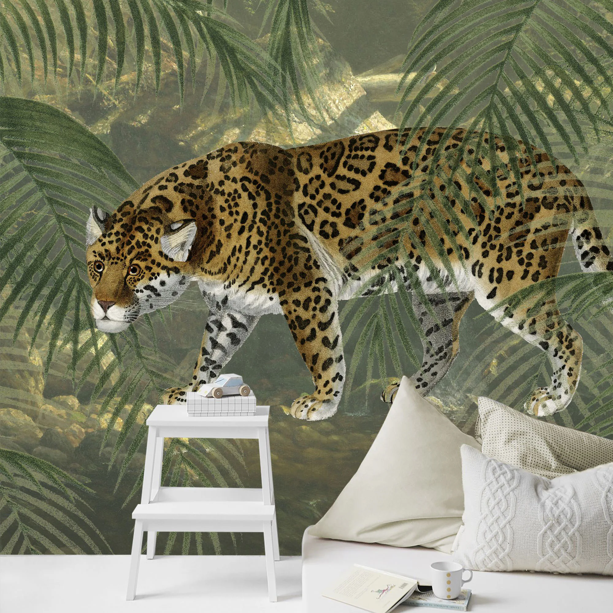 Fototapet Art for the Home Leopard
