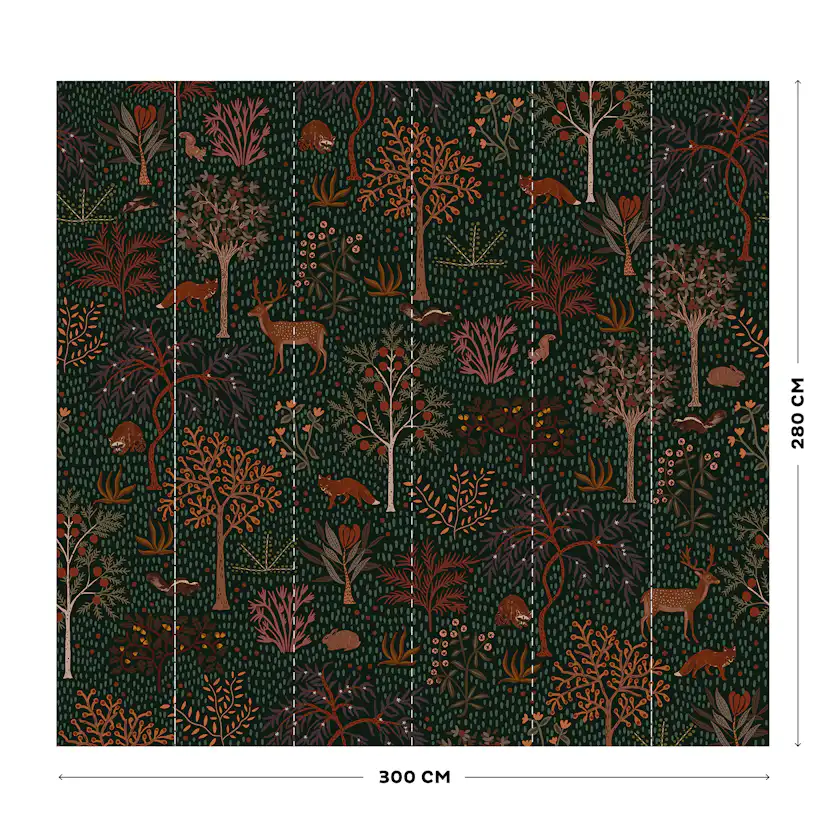 Fototapet Art For The Home Skog 280x300cm