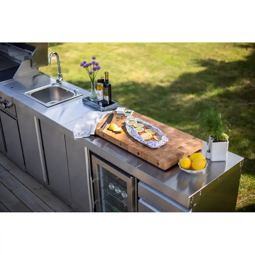 Fristående Kylskåp och Förvaringsskåp Myoutdoorkitchen Classic Line Stainless 304SS Modul