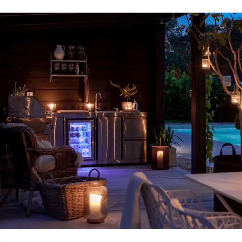 Fristående Kylskåp och Förvaringsskåp Myoutdoorkitchen Classic Line Stainless 304SS Modul