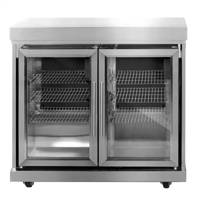 Fristående Kylskåp Myoutdoorkitchen Classic Line Stainless 304SS Modul med Dubbeldörrar