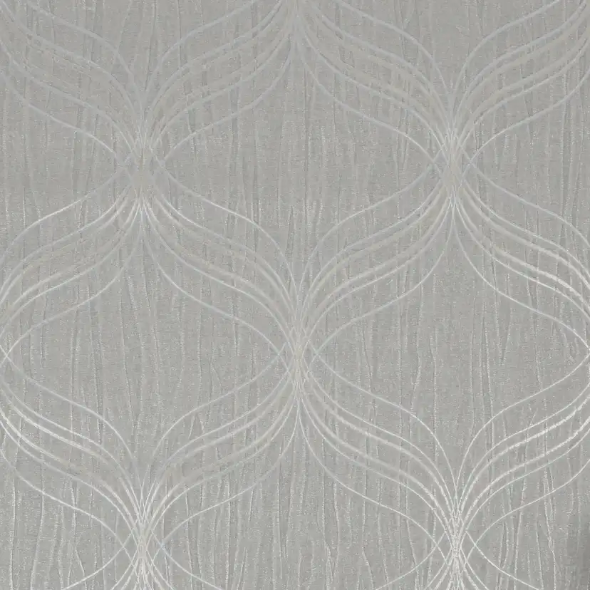 Tapet Boutique Optical Geometrisk Silver