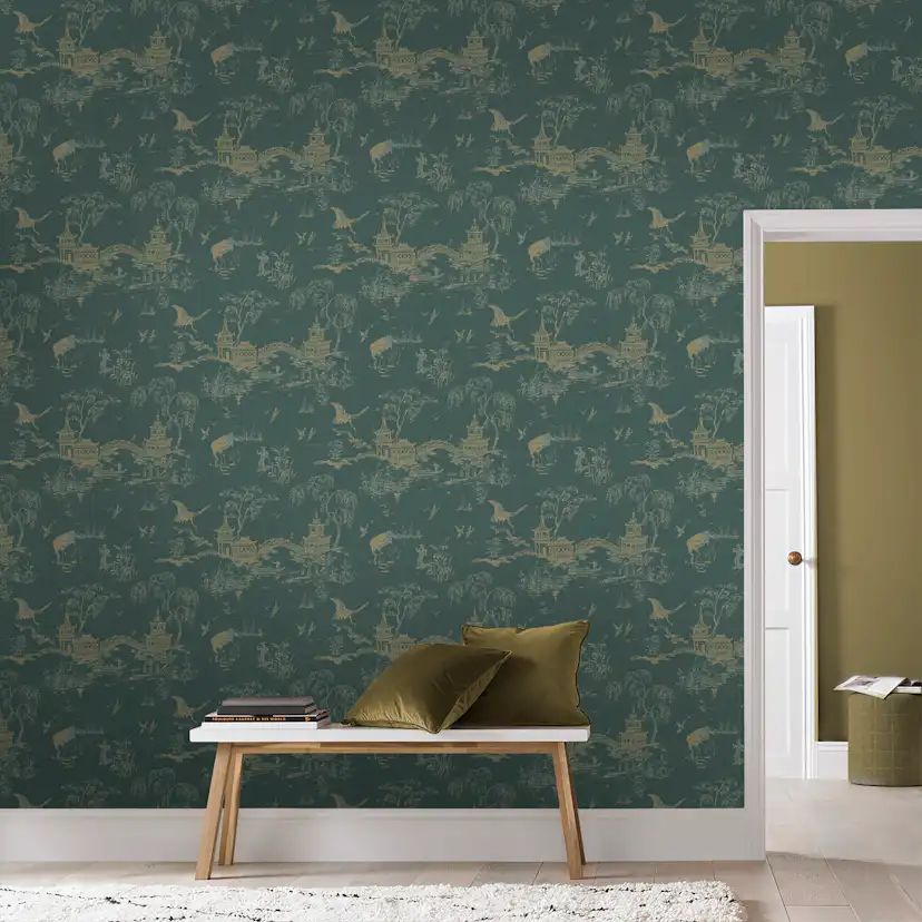 Tapet Superfresco Easy Gaia Grön/Blå