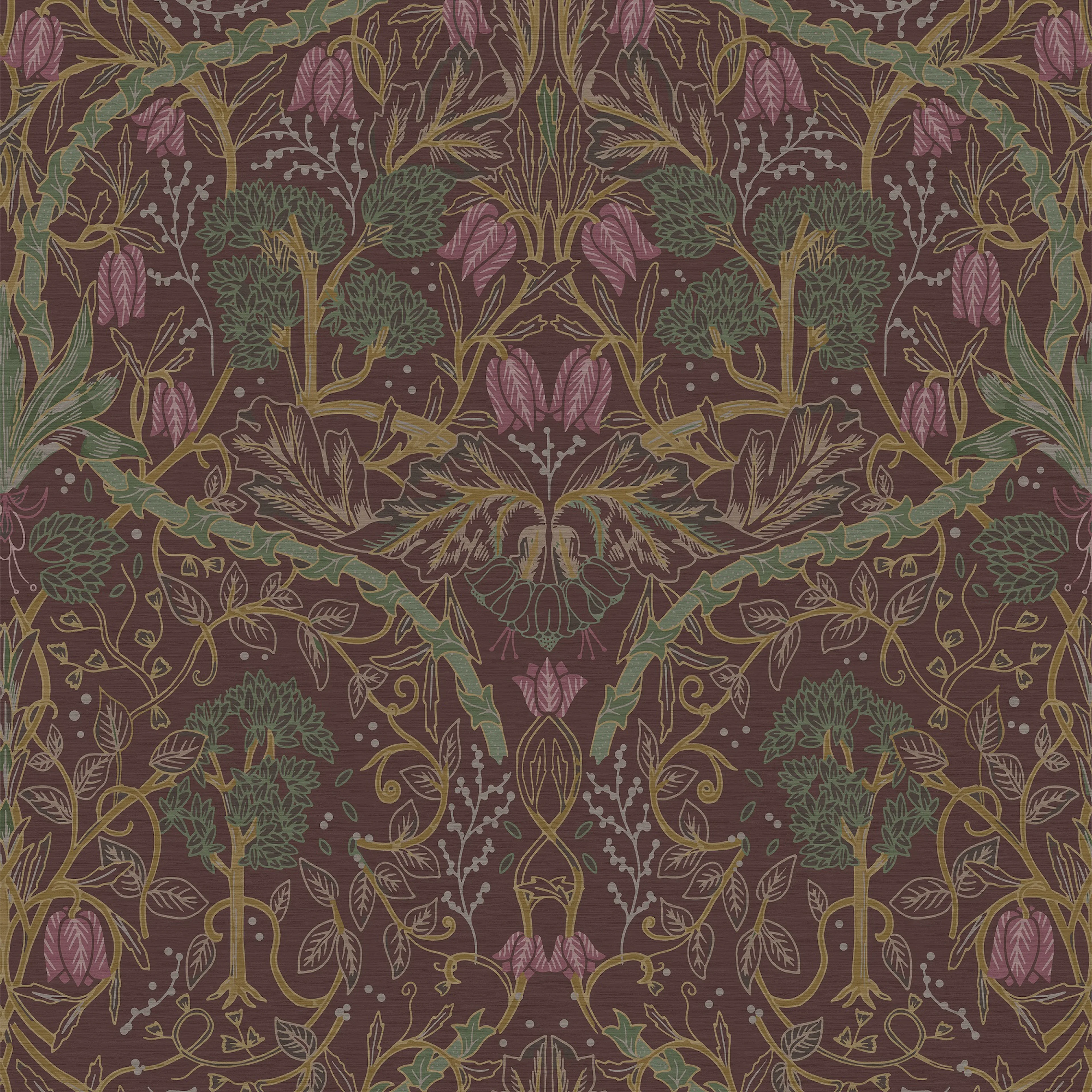 Tapet Superfresco Easy Lauri Modern 113294 EasyUp, Mönstrad Röd